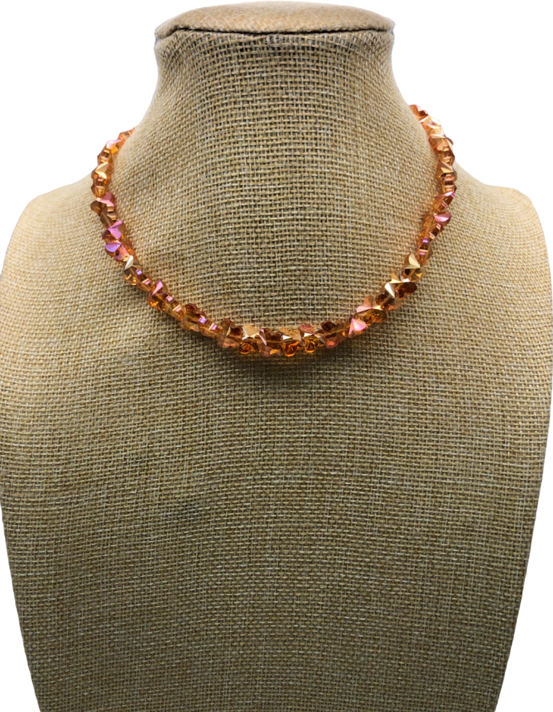 Anni Lu Gold/Pink Gemstone Necklace