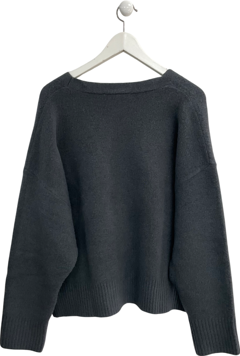 ZARA Grey Relaxed Fit Cardigan UK M