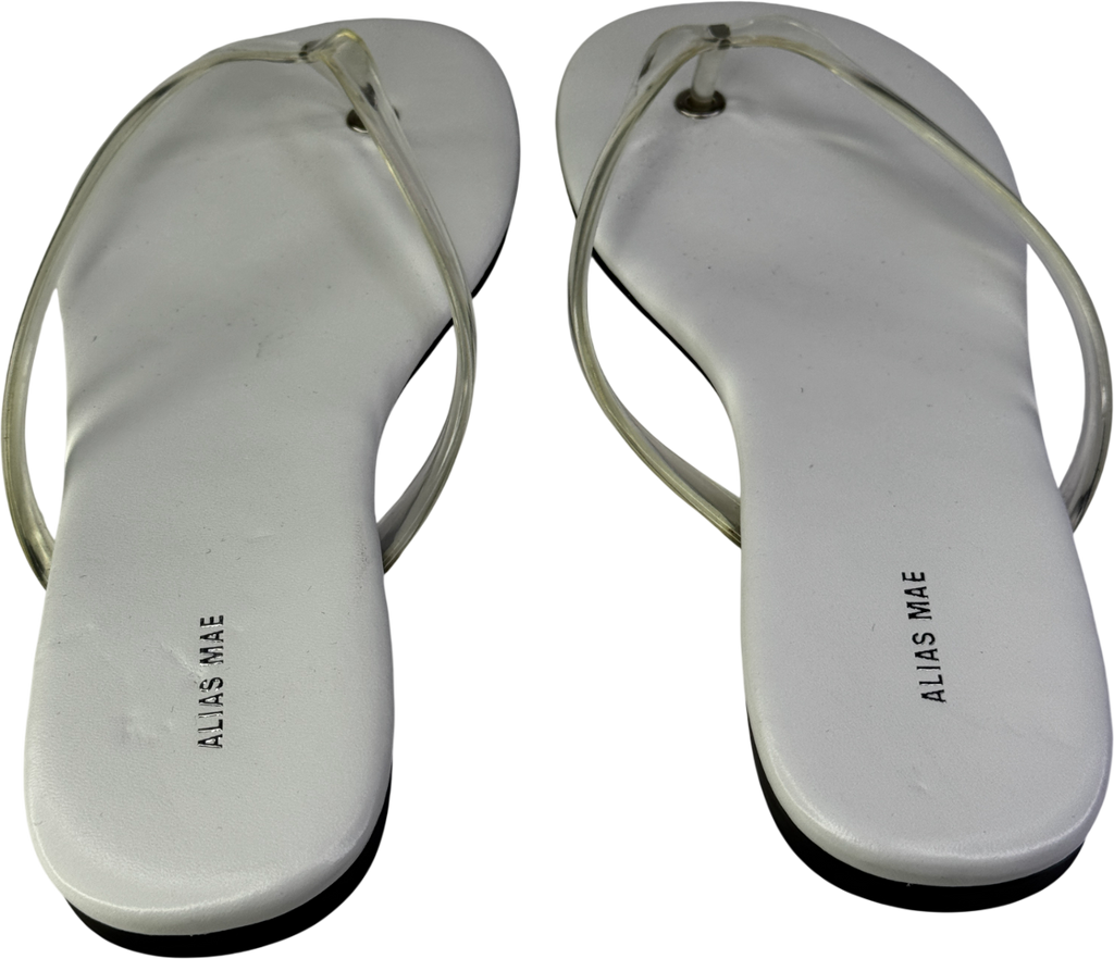 Alias Mae Henry Thong Sandals White UK 6 EU 39 👠