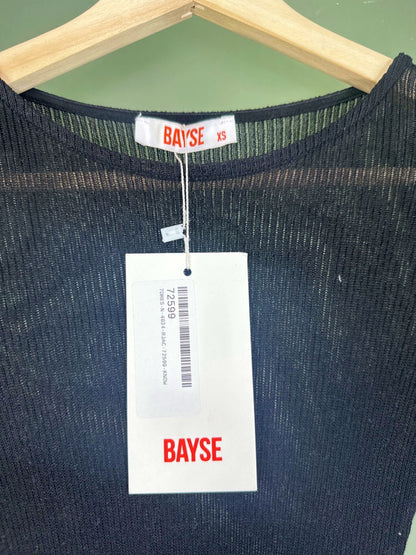 Bayse Black Giselle Maxi Dress UK XS