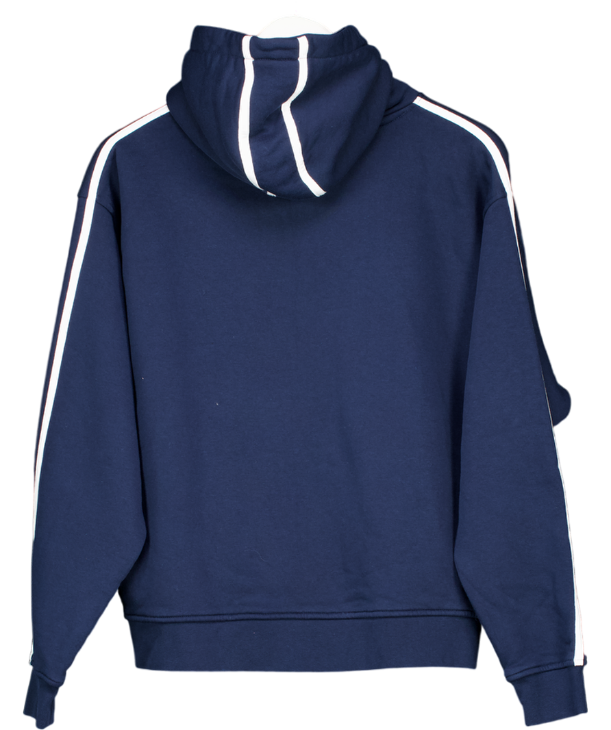 Nkdapparel Blue Retro Hooded Sweat UK XS