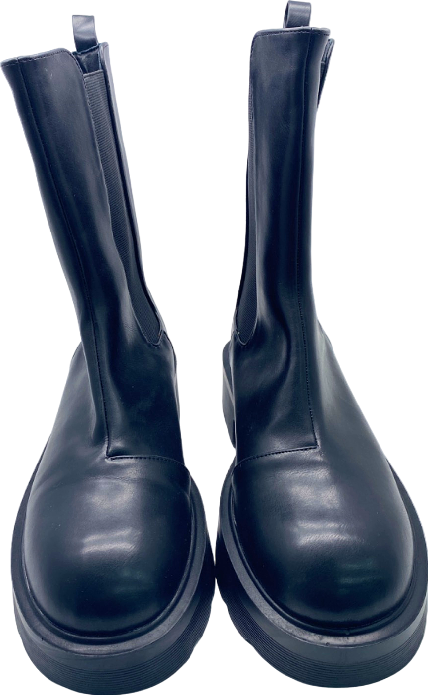 RAID Black Chunky Chelsea Boots UK 8 EU 41 👠