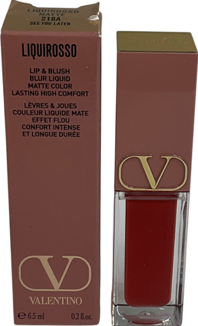 Valentino Beauty Liquirosso Lip & Blush 218a 6.5ml