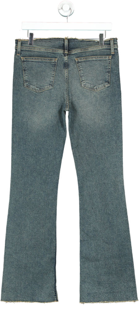 Motel Denim Blue Flared Jeans UK W31