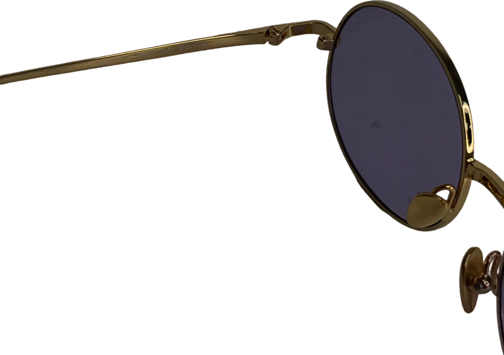 My my my Purple Round Sunglasses in case