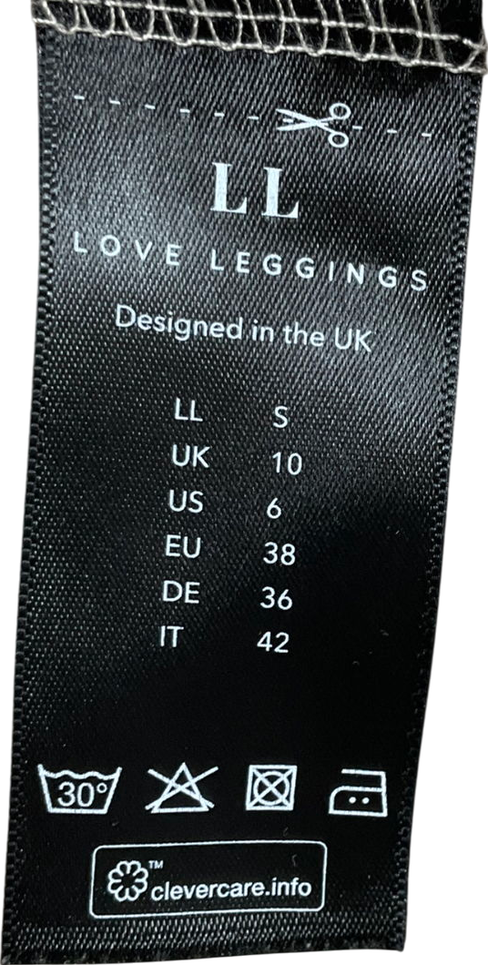 Love Leggings Beige Hoodie UK 10