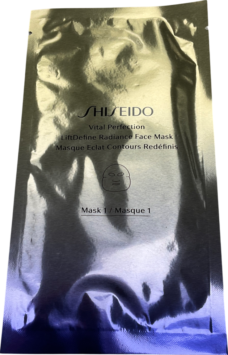 Shiseido Vital Perfection Liftdefine Radiance Face Mask 1 sheet
