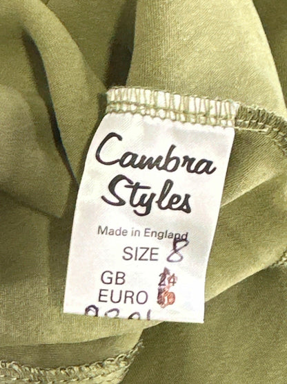 Cambra Styles Olive Green Maxi Dress UK 8