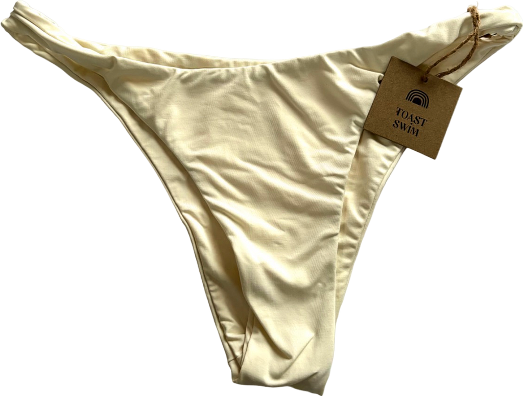 Toast Swim Ivory Bikini Bottom UK S