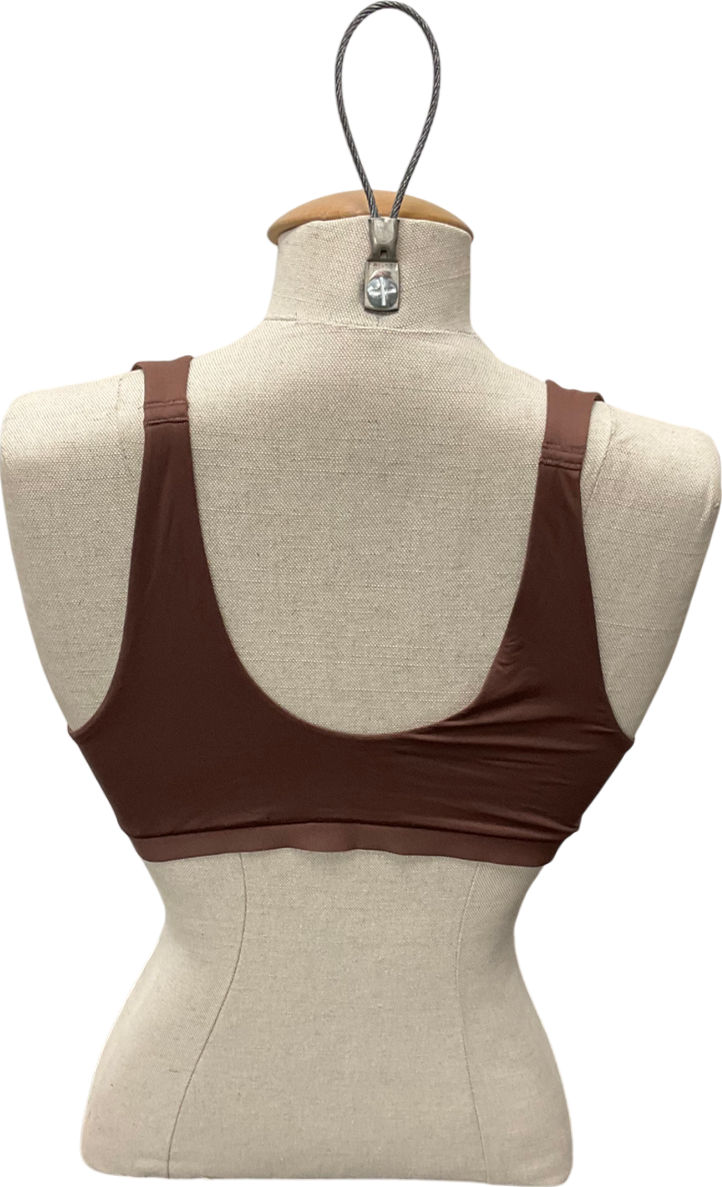 Lounge Underwear Brown Everyday Comfort Triangle Bra UK XL