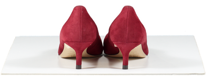 LK Bennett Dark Red Kitten Heel Court Shoes BNIB UK 4 EU 37 👠