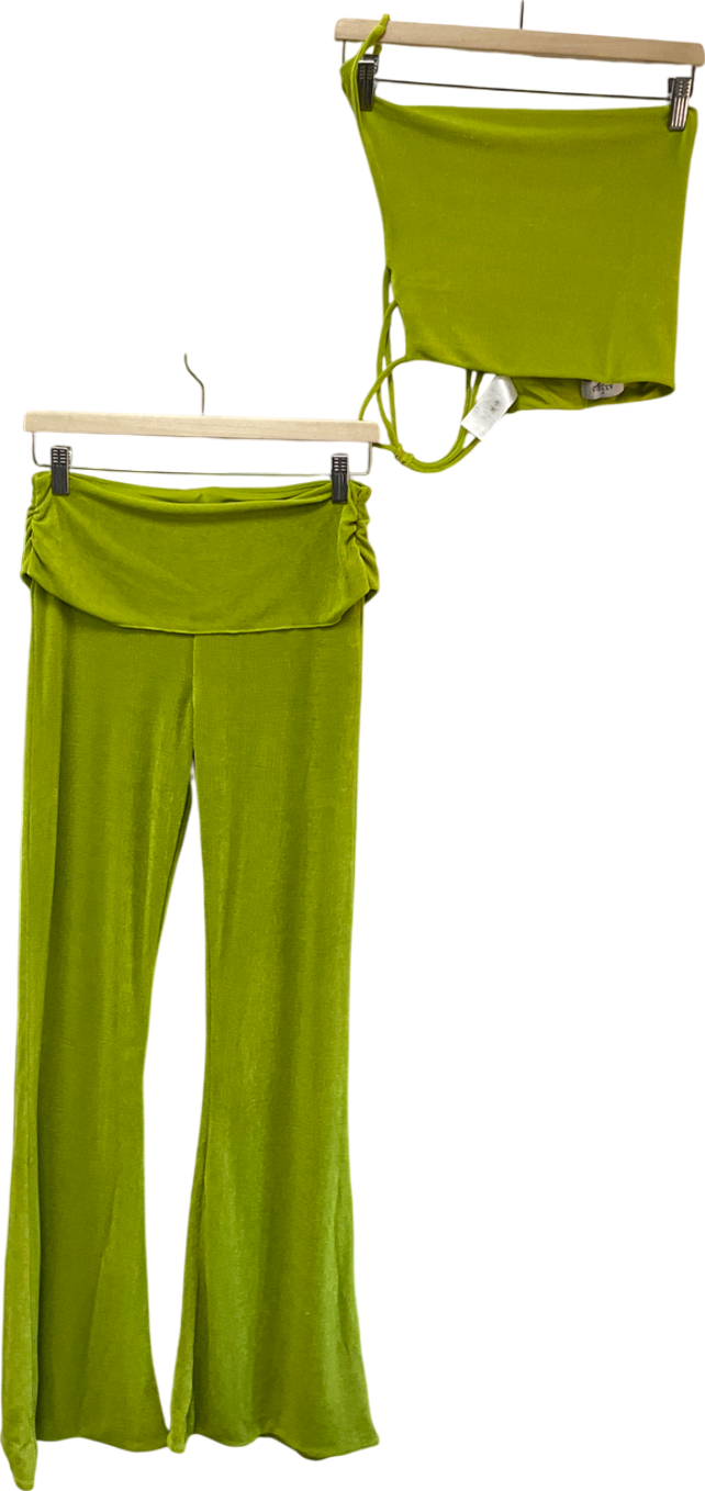 Oh Polly Green Lillian Trousers And Top Set UK M