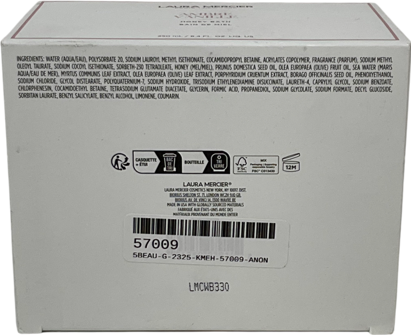 Laura Mercier Honey Bath - Ambre Vanille Ambre 250ml