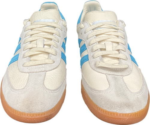 adidas Cream Samba Og Sporty & Rich Beige Blue UK 6 EU 39