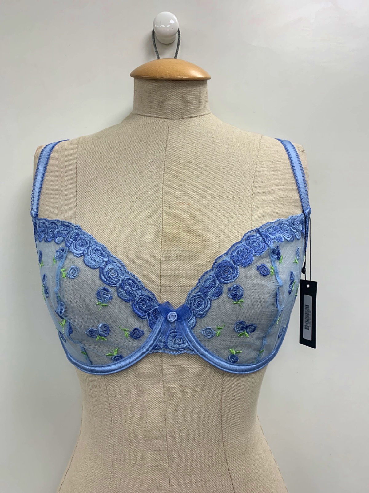 Lounge Blue Blush Balcony Bra 34F