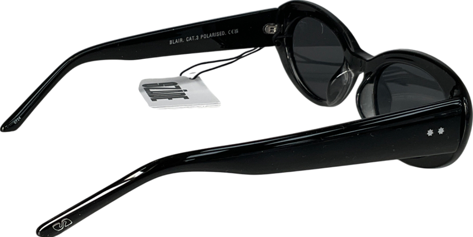 szade Elysium Double Black Sunglasses One Size