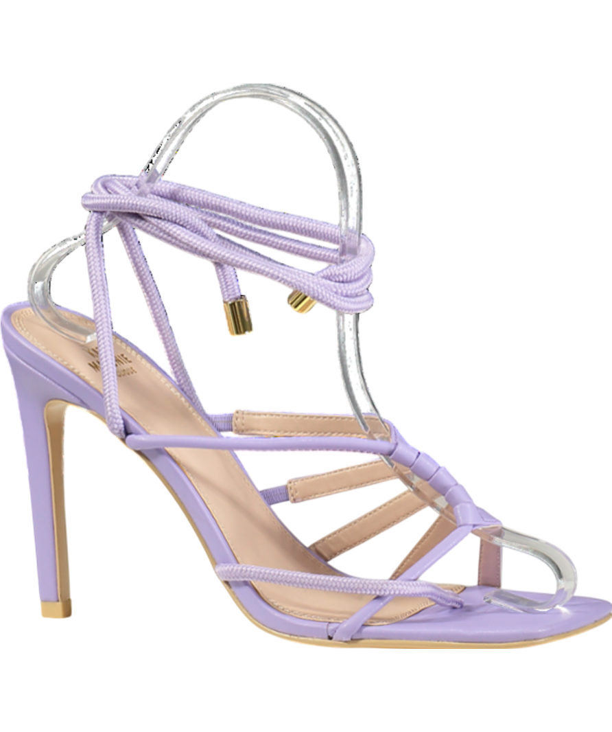 Kat Maconie Purple Strappy Ankle Wrap Sandals UK 5 EU 38 👠