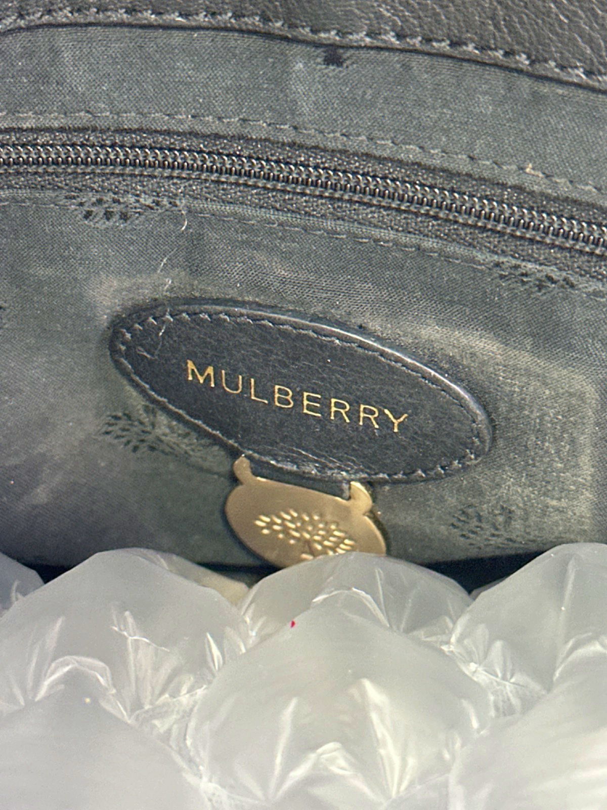 Mulberry Black Leather Lily Bag