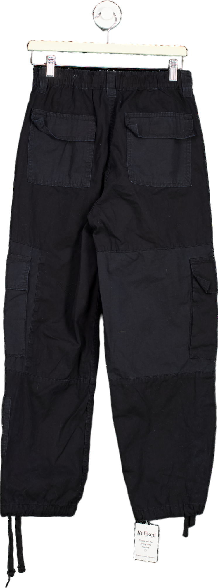 BDG Urban Outfitters Black Cargo Trousers 30W 32L