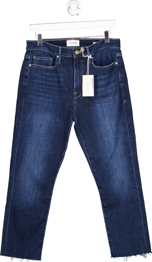 FRAME Dark Blue Le Beau Crop Jeans W27