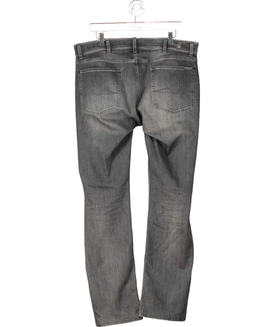 7 For All Mankind Grey Slimmy Luxe Performance W36