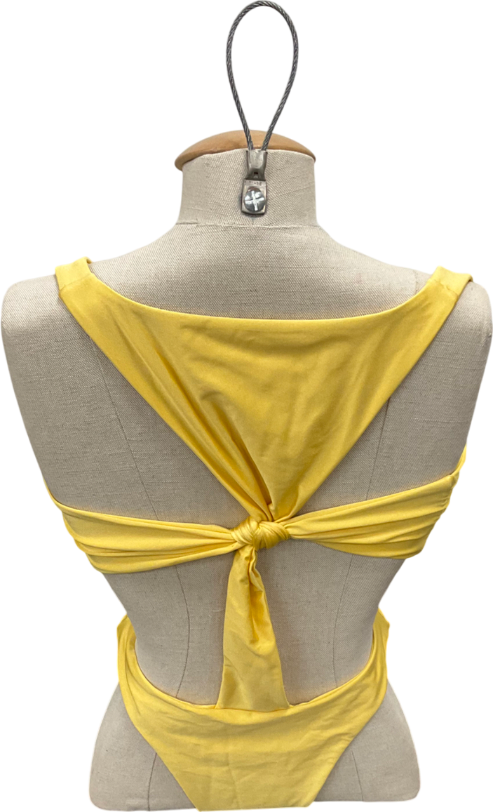 riot swim Yellow Dash One Piece- Poppy UK L