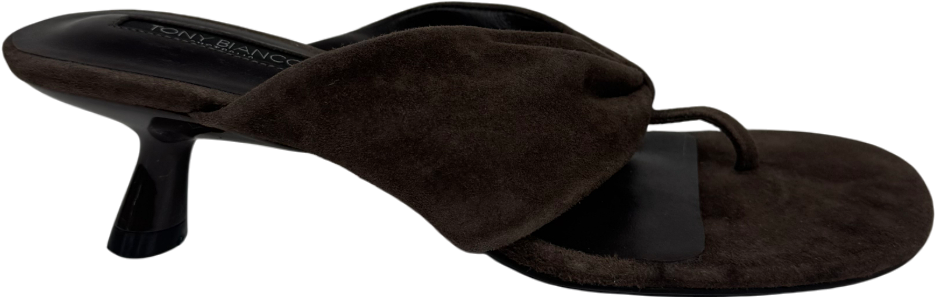 Tony Bianco Brown Topaz Espresso Suede - Us 7 UK 5 EU 38 👠