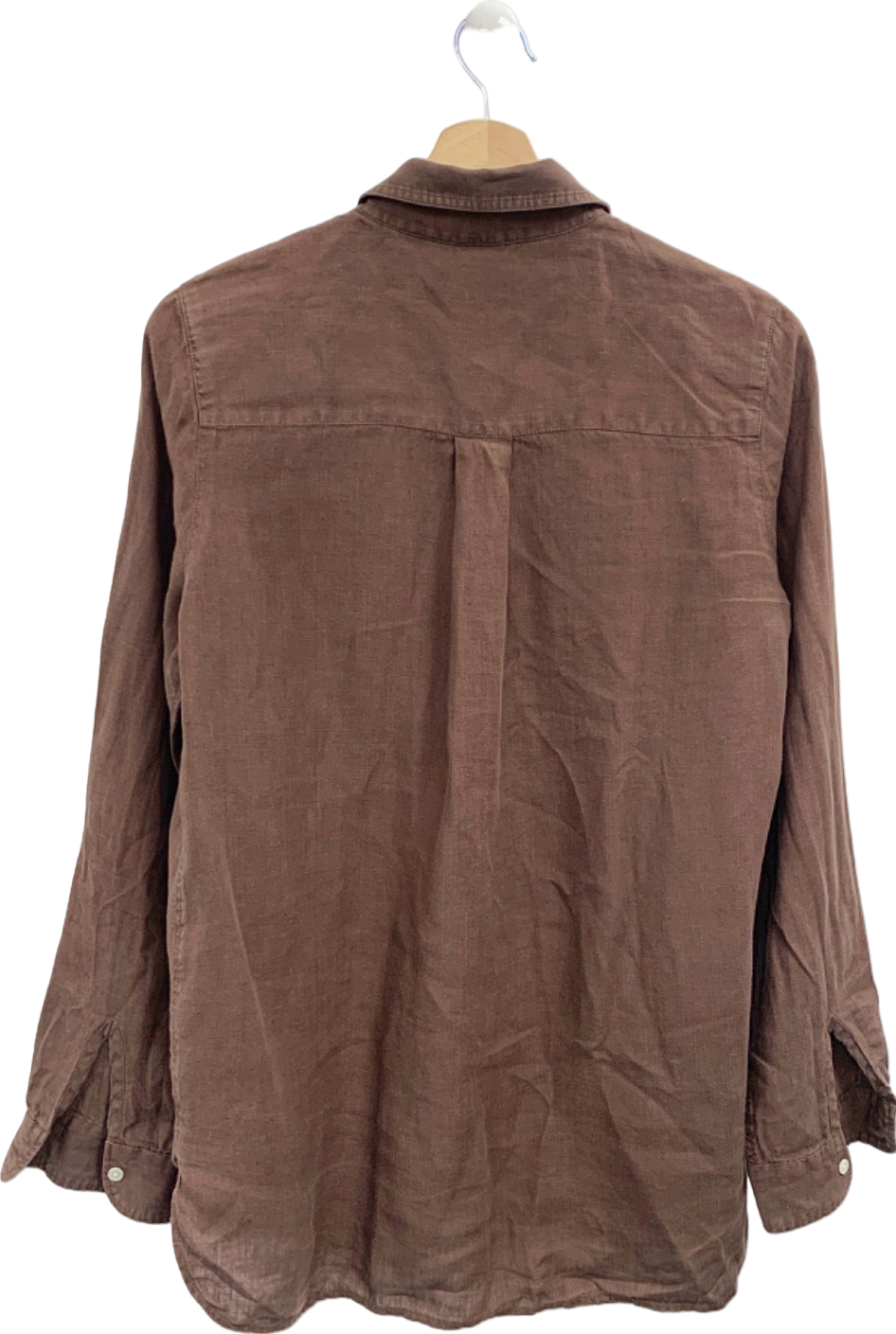 J McLaughlin Brown Linen Shirt UK XS