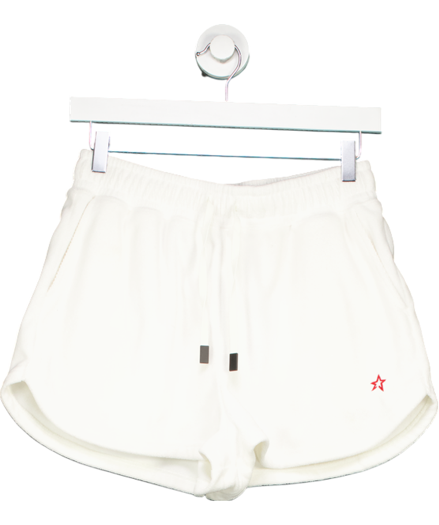 Perfect Moment White Towelling Shorts UK S