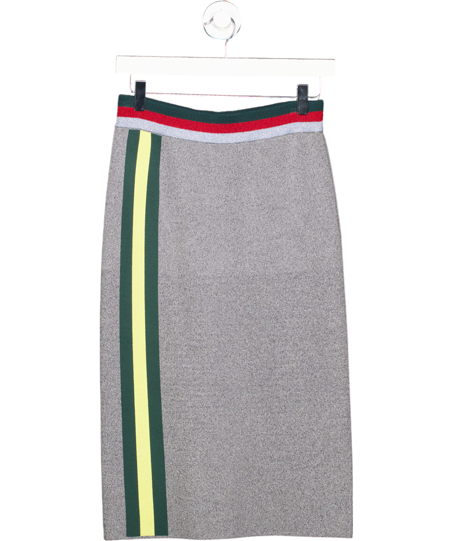 bimbay lola Mid Length Grey Viscose Skirt UK S