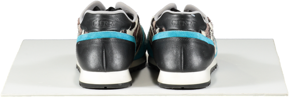 Gina Black Leopard Print Trainers UK 3 EU 36 👠