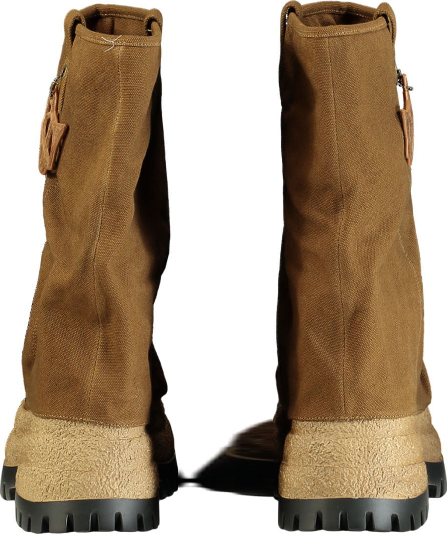 Naked Wolfe Brown Disturb Canvas Toffee Boot W37