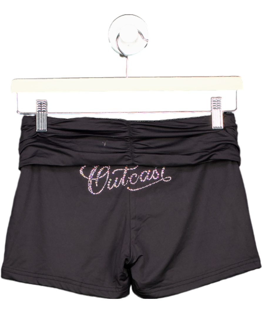 Outcast Christina Booty Shorts Black UK XS