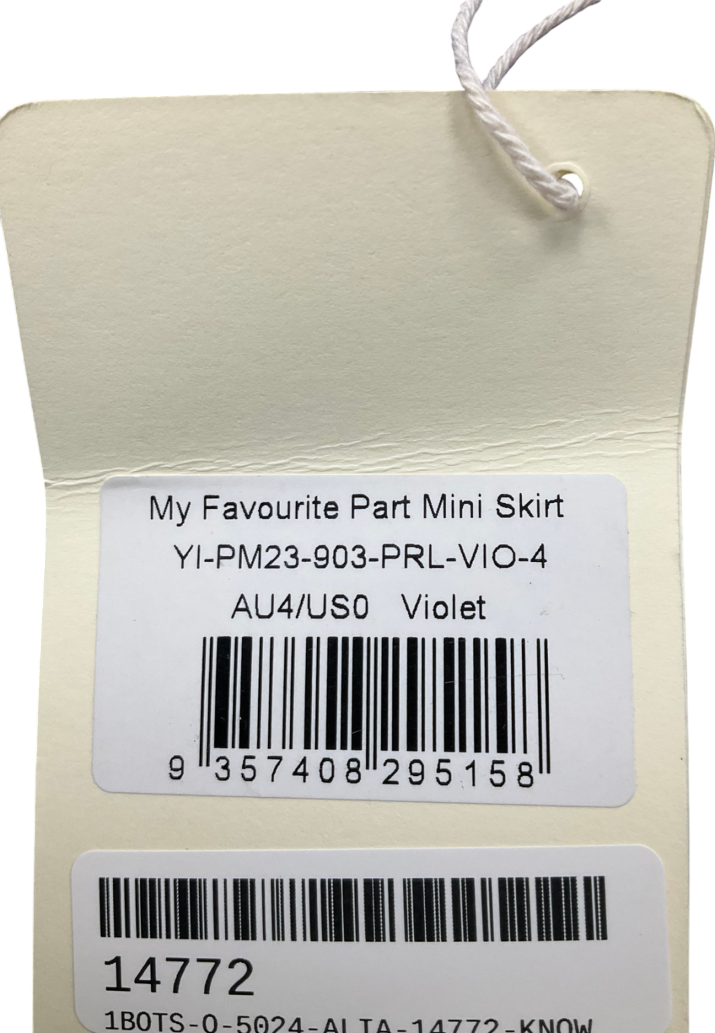 Peppermayo Purple My Favourite Part Mini Skirt UK 4