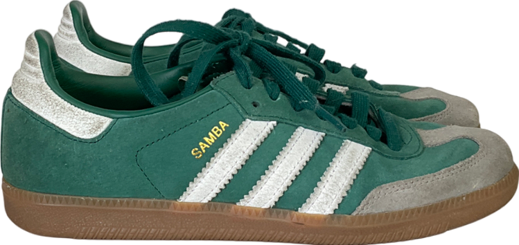 adidas Green Originals Samba trainers UK 5.5 EU 38.5 👠