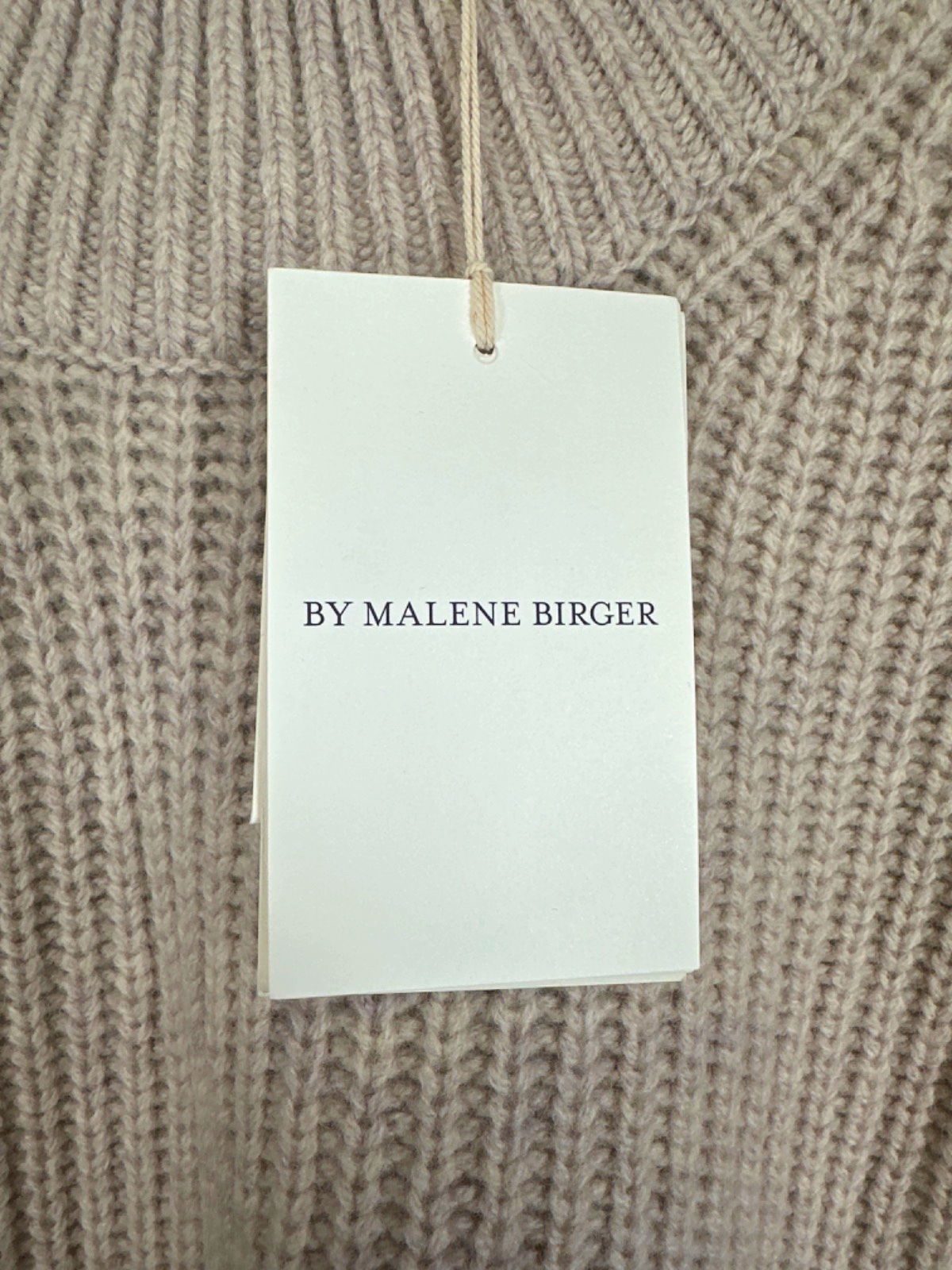 By Malene Birger Beige Farima Chunky Knit Sleeveless Vest M