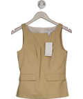 Aligne Beige Prose Square Neck Top UK 6