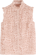 BODEN Isabel Sleeveless Lace Top Pale Pink UK 8