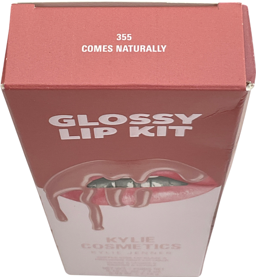 Kylie By Kylie Jenner Glossy Lip Kit 355 Comes Naturally 3ml