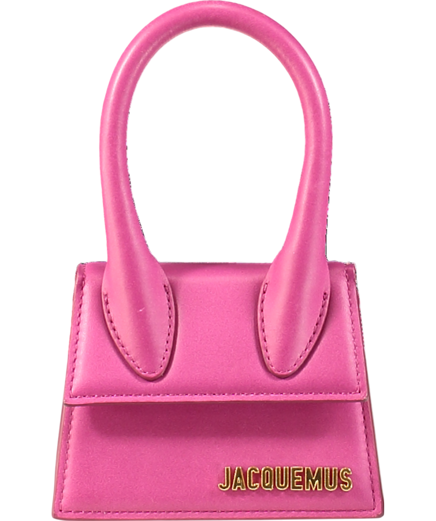 JACQUEMUS Pink Le Chiquito Leather Tote Bag