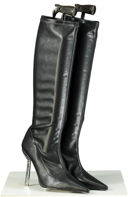 Lamara Black Knee-High Dover StreetStiletto Boots EU 39 UK 6