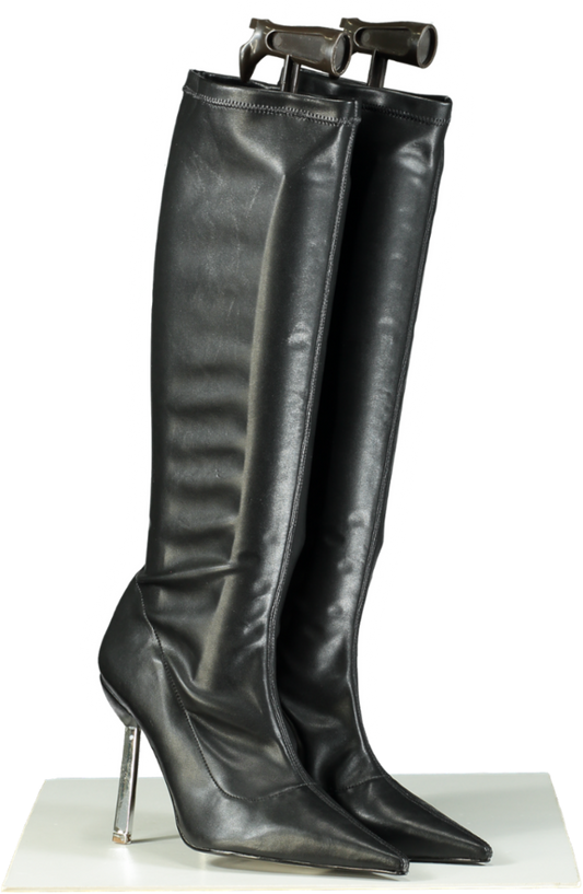 Lamara Black Knee-High Dover StreetStiletto Boots EU 39 UK 6