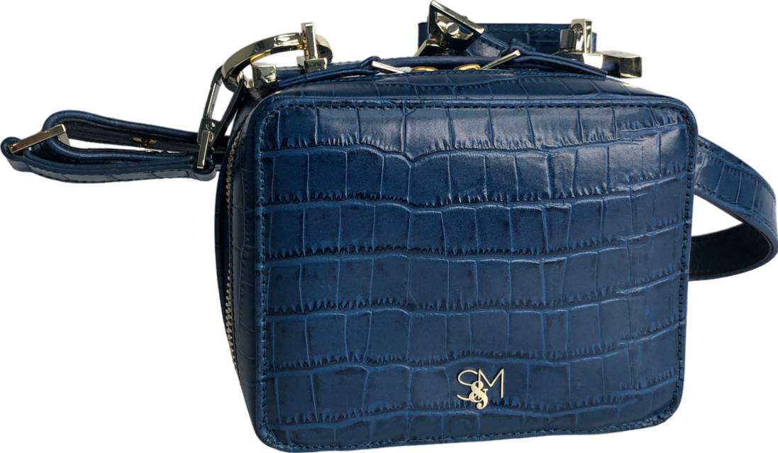 stone & mason Navy Blue Sydney Handbag