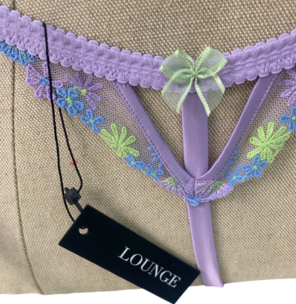 Lounge Lilac Amelia Embroidered Body XS