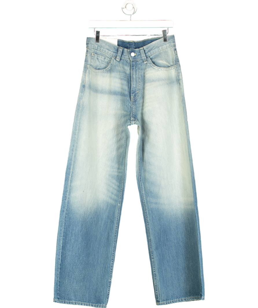 Cheap Monday Blue Wide Leg Faded Jeans W31