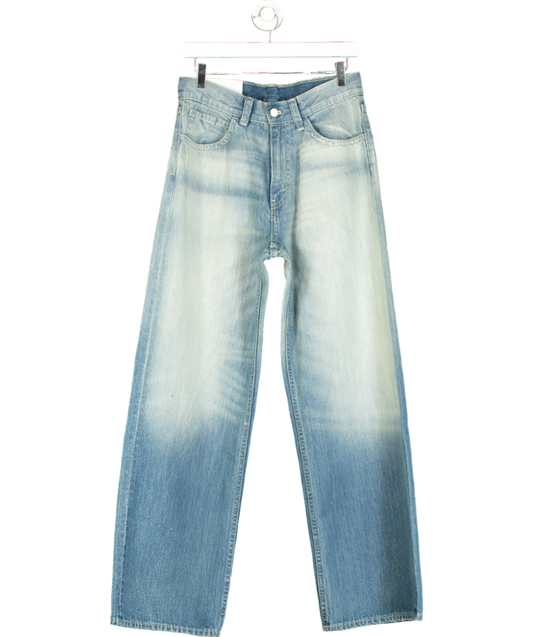 Cheap Monday Blue Wide Leg Faded Jeans W31