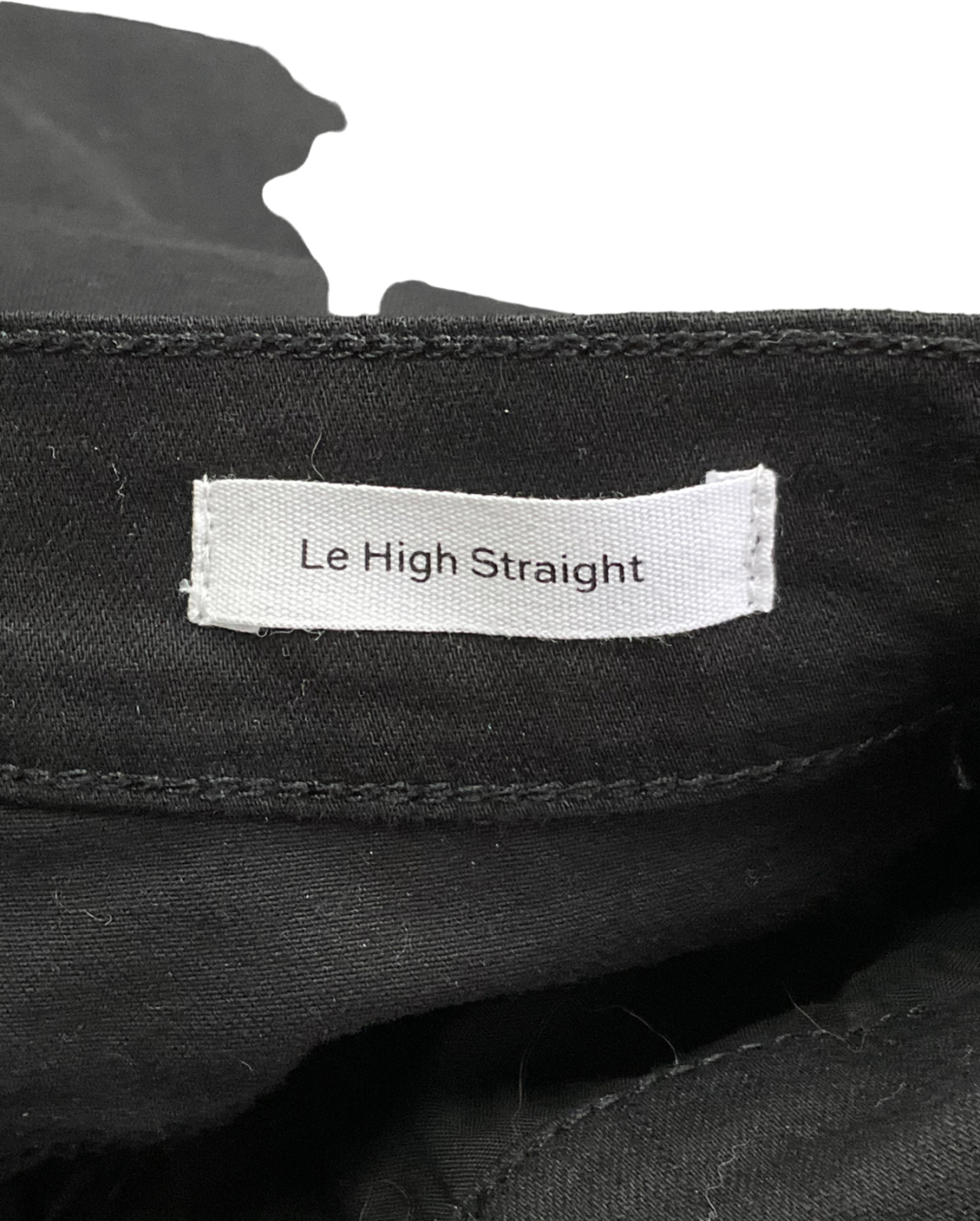Frame Black Le High Straight Jeans UK W28