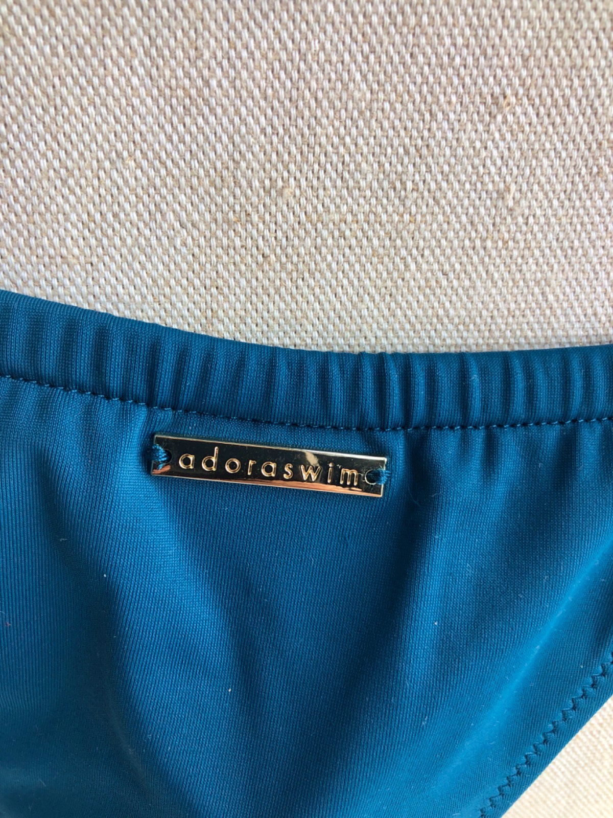 AdoraSwim Teal Cutout Bandeau Bikini Set UK M