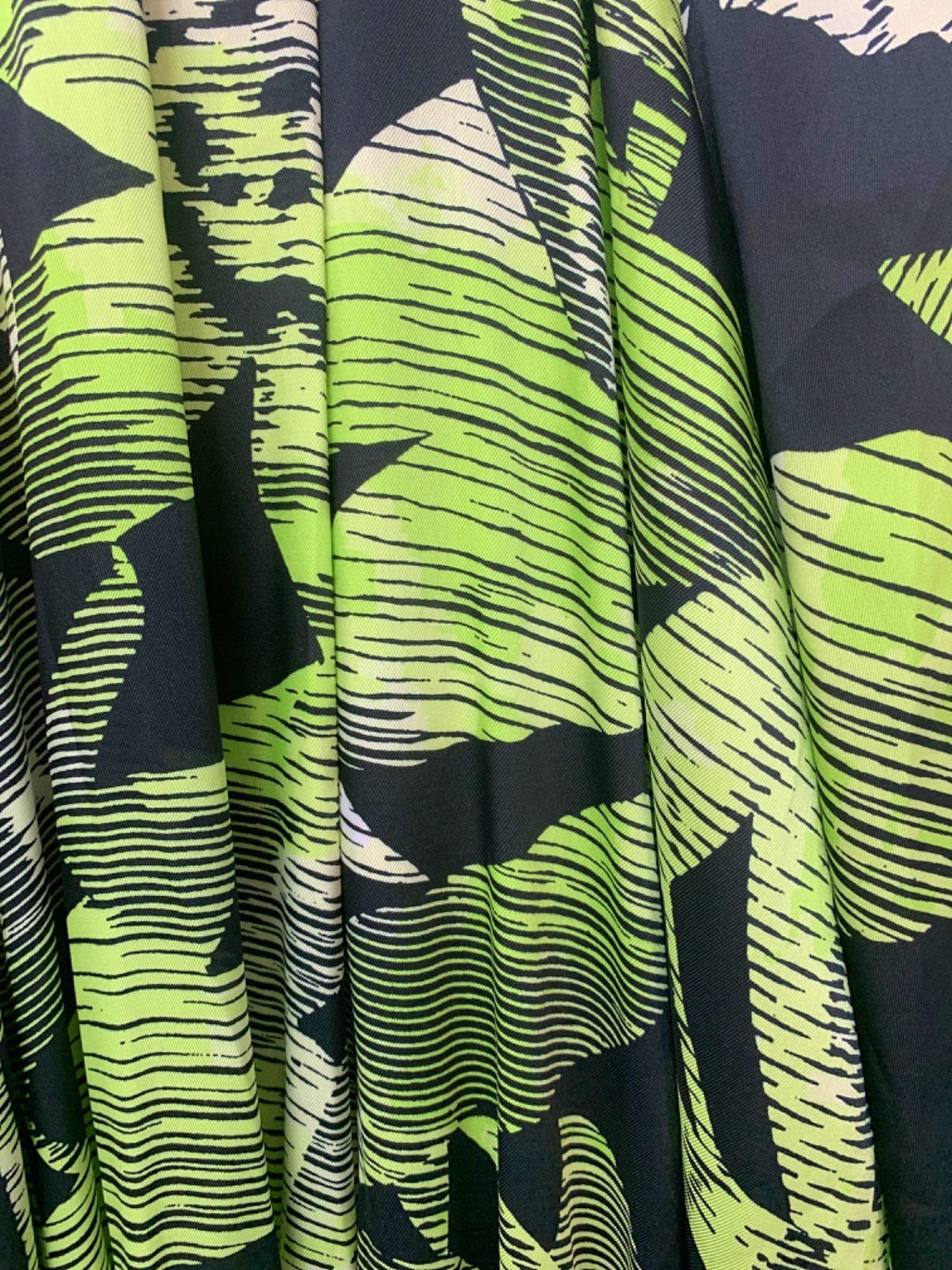 Topshop Green Patterned Dress UK 26