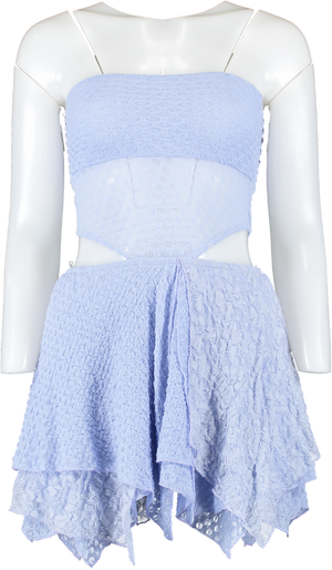 Naia Blue Harebell Lace Dress UK XS